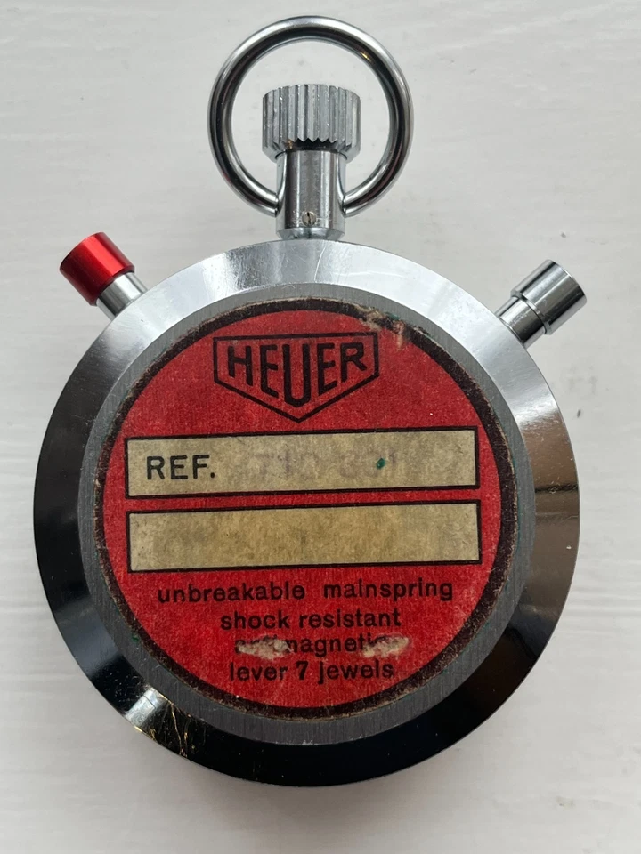 HEUER STOP WATCH, Rare Vintage, Circa 1970's, Split Seconds Hand, Up to 1 Hour - Image 3 of 4