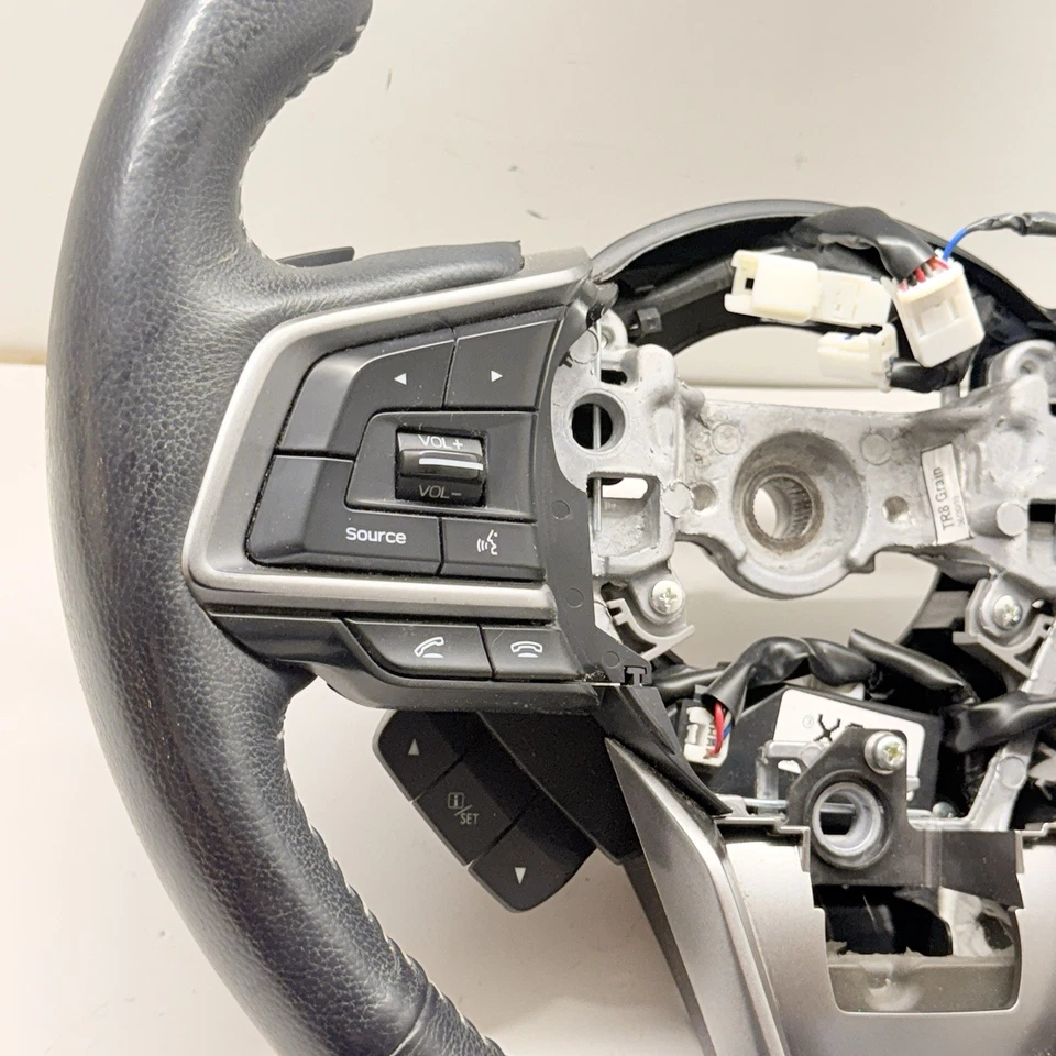 Subaru Ascent 2020 volante térmico con paletas de cambio cuero negro OEM Foto 2 de 4