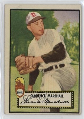 1952 Topps Clarence Marshall (White Back) #174 Rookie RC 2jq