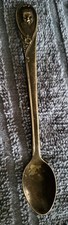 Vtg Gerber's Winthrop Silver Plate Baby Toddler Meal Spoon Flower