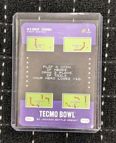 Bo Jackson Battle Arena Tecmo Bowl Play 2 PL2 Risky Draw SSP