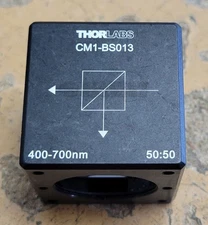 Thorlabs CM1-BS013 50:50 Non-Polarizing Beamsplitter Cube – 400–700 nm