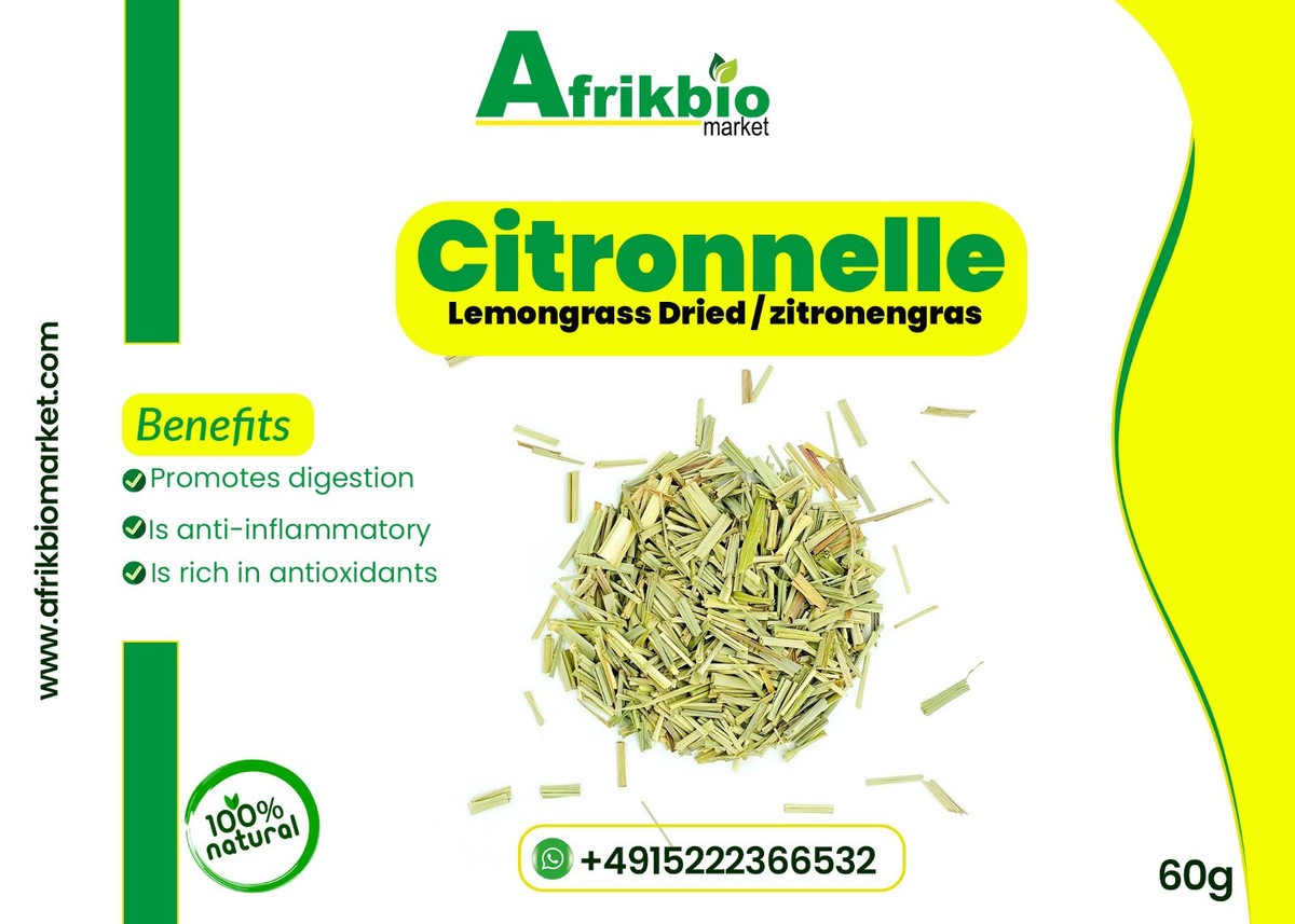 lemongrass Dried / Citronelle / Zitronengras 60g