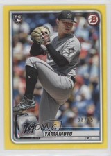 2020 Bowman Yellow /75 Jordan Yamamoto #6 0a6
