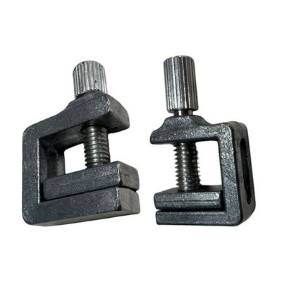 Cast metal string instrument repair clamp for side and back alignment work