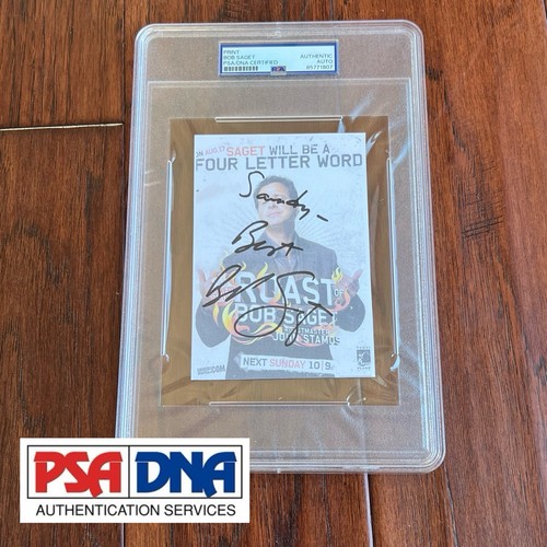 BOB SAGET Autograph SAGET COMEDY ROAST Souvenir Print Signed * PSA