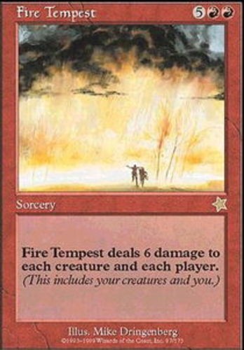 1x Fire Tempest Light Play MTG Magic - Kid Icarus -