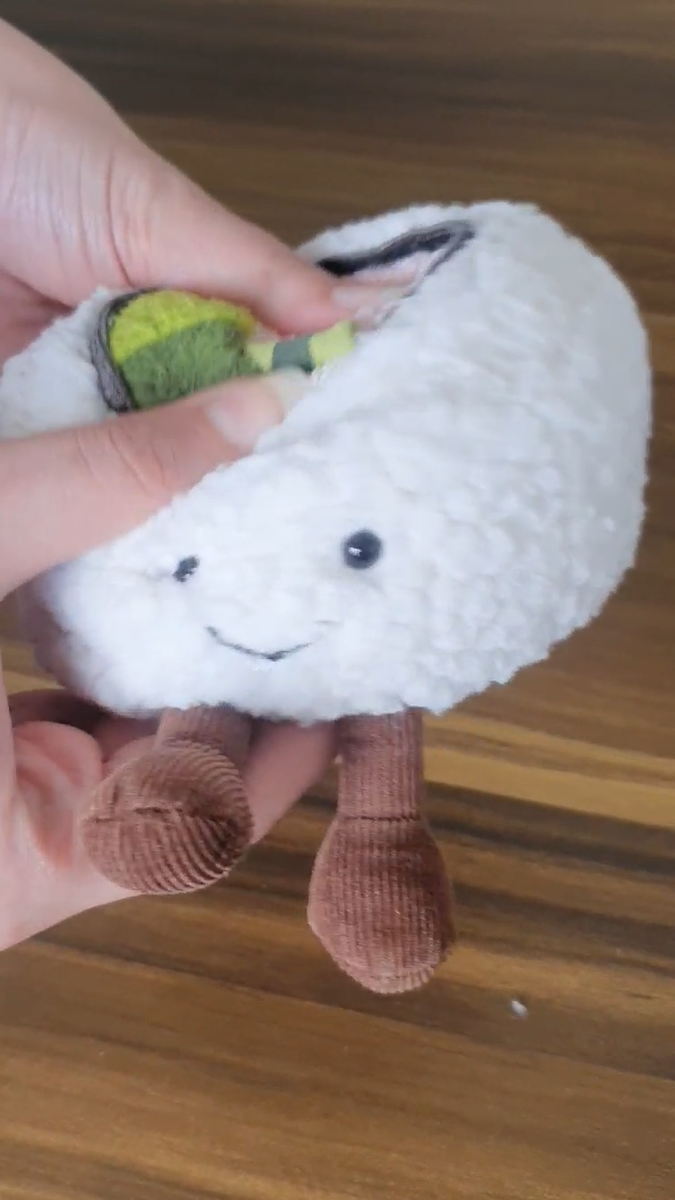 Retired Jellycat Silly Sushi California Roll + Sassy Sushi Uramaki