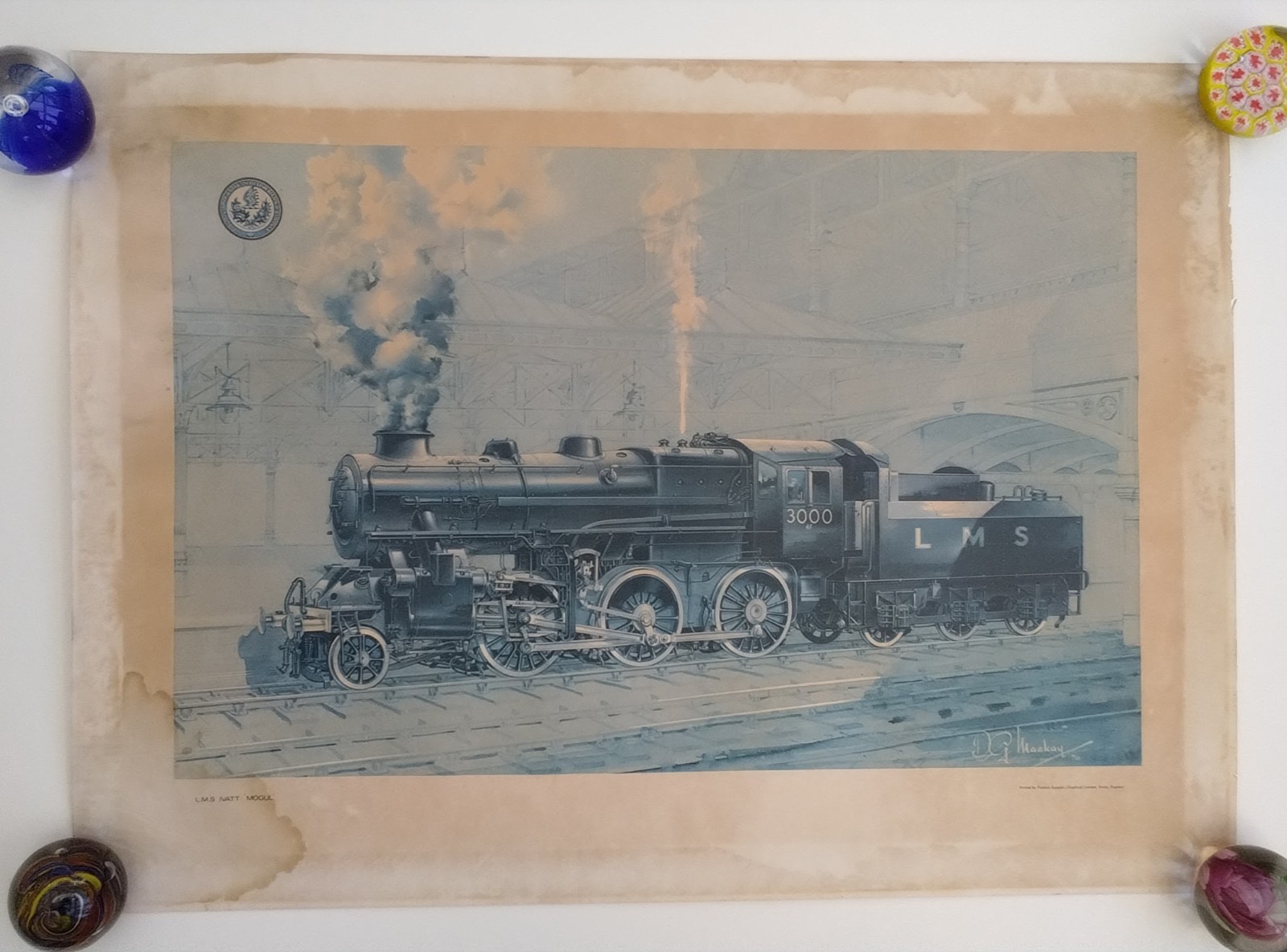 Set of 4 Great Western Railway Prints. D G Mackay 