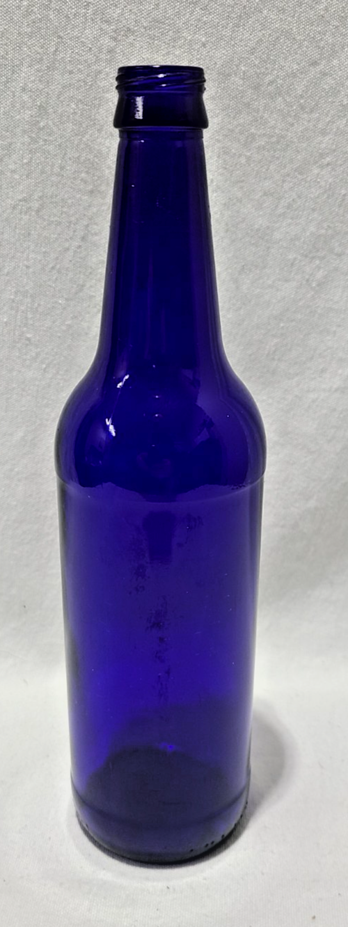 11” Colbalt blue bottle, crafts, flowers, more.