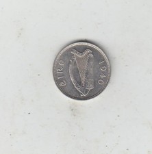 Super High Grade 1940 Ireland 6 Pence, Unc/GEF