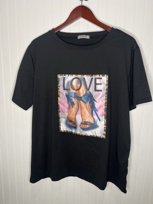 Natalie B Shirt With Bling , Sexy , Boho , Vacation Vibes , Gym 