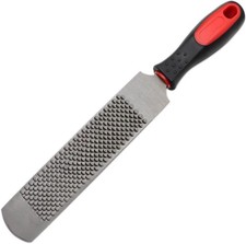 12 Inch Hoof Rasp, Horseshoe File with Rubber Handle, Carbon Steel Farrier Fi...