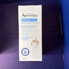 Aveeno Dermexa Night-Time Relief Balm, 75ml, for Dry Itchy Skin BNIB