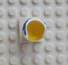 LEGO-Minifig, Helmet Rebel Pilot Raised Front, Trans-Yellow Visor & Rebel Logo — photo 7