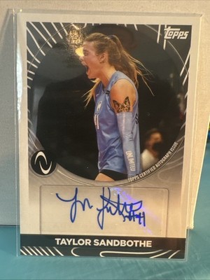 2022 Topps Athletes Unlimited Athlete Autographs Taylor Sandbothe Volleyball