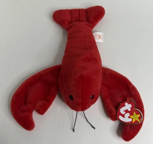 TY Beanie Baby - PINCHERS the Lobster (8.5 inch) - MWMTs Stuffed Animal Toy