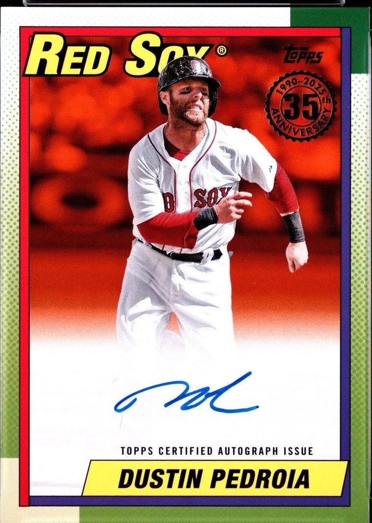 スポーツ選手 Dustin Pedroia 1/1 Autograph Patch 2025 Topps Series 1 - Dustin Pedroia #90A-DP for sale | eBay