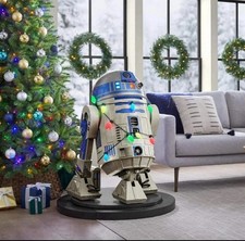 New Rare Star Wars Home Depot 3.5 Ft. Animatronic R2-d2 Led Christmas Decoration