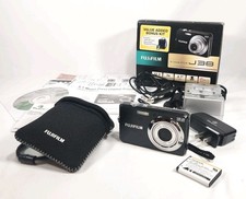 FUJIFILM FinePix J38 12.2MP Digital Camera W/Battery, Case  & Chargers 