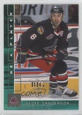 2001-02 ITG Be A Player Memorabilia 3/10 Geoff Sanderson #279 b8c