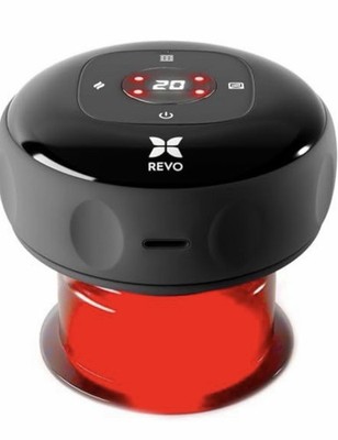 REVO The Original 4-in-1 Smart Cupping Therapy Massager Red Light Therapy -N14
