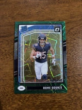 ✨2024 Donruss Optic Rome Odunze Teal Velocity Rated Rookie SSP #286 Bears