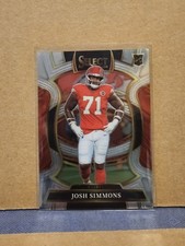 2025 Panini Select - Concourse Josh Simmons #8 (RC) Kansas City Chiefs