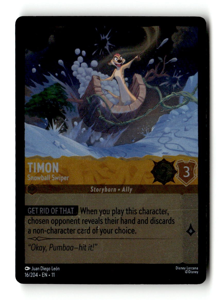 Timon - Snowball Swiper Cold Foil Winterspell 16/204 LP