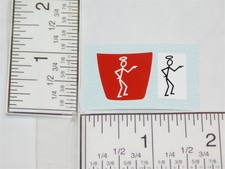 Corgi The Saint Volvo P1800 Car Replacement Sticker Set CG-029