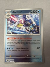 Pokemon TCG * Mega Evolution * 38/132 Clawitzer REVERSE HOLO RARE * FRESH PK
