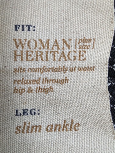 Jeans elasticizzato nuovo con etichetta taglia 22WP TALBOTS donna Heritage slim alla caviglia nero stampa - Foto 3 di 12