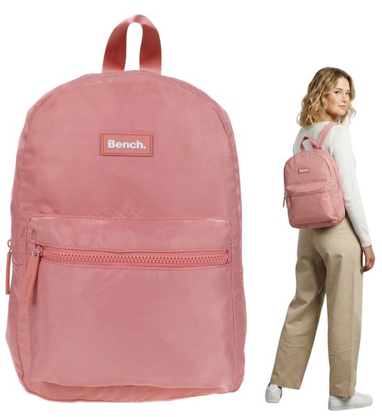 Rucksack Klein Damen Freizeitrucksack Handtasche Bench Nova 64215 5700 Rosa +E-image