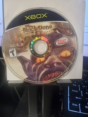 2002 Black Stone Magic & Steel Microsoft Xbox GAME ONLY/ 1 OR 2 SCRATCHES