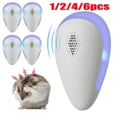 Electric Plug-In Ultrasonic Pest Insect Rodent Repeller Cockroach Mice Rat Bug