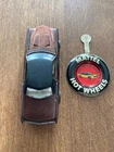 Hot Wheels Redline 1968 Brown White Interior Custom Eldorado US Base with Button