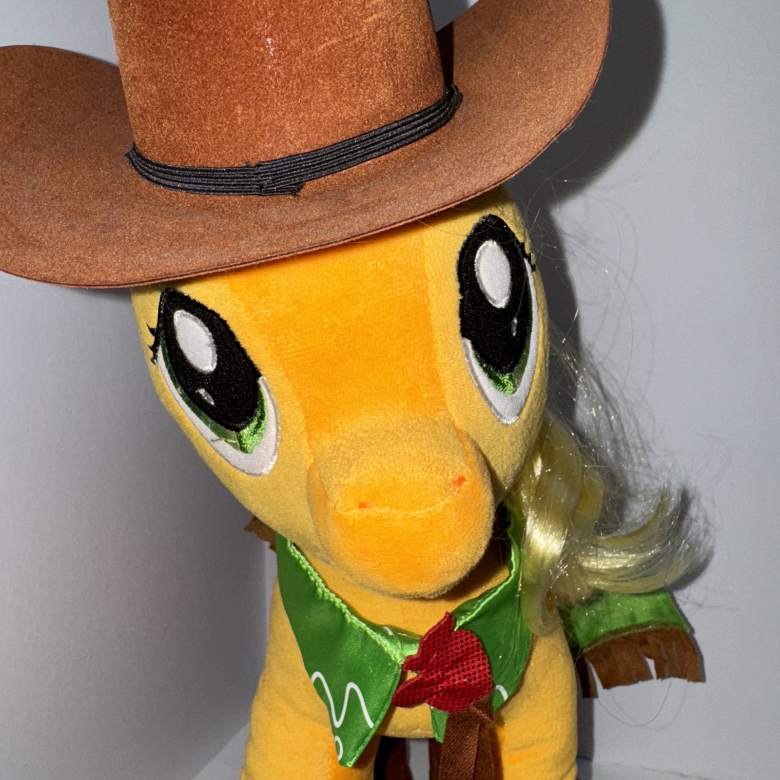 Costruisci un orso MY LITTLE PONY APPLEJACK peluche peluche ANIMAL mantello cowboy cappello stivali