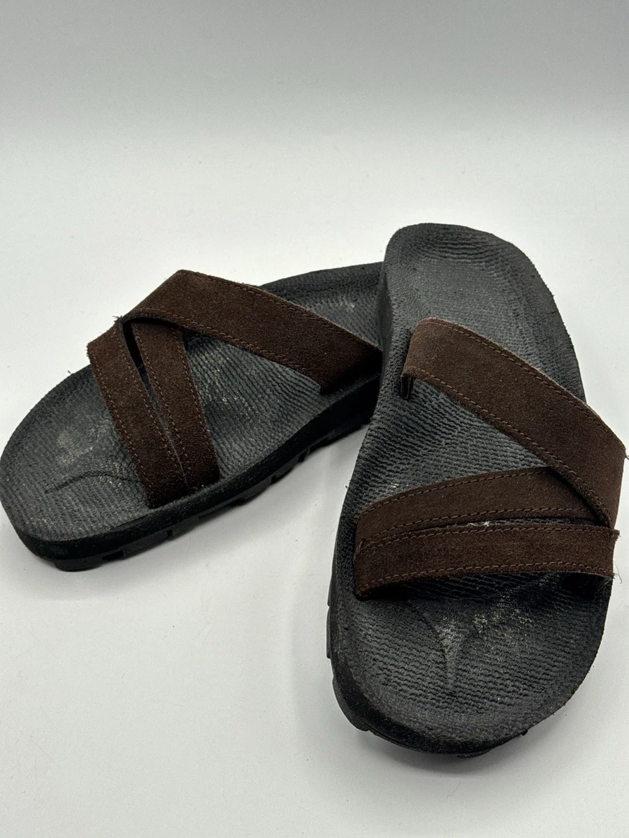 Nike Leather Upper Brown Sandals for Men for sale | eBay display picture 1