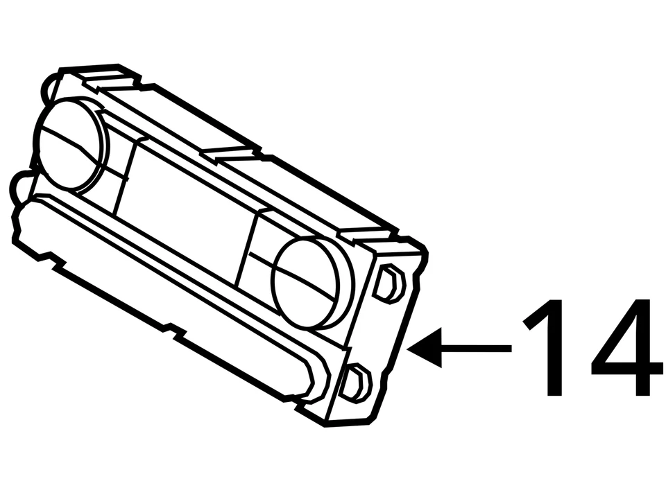 Climate Temperature Control With AC Manual Fits 11-16 FORD F250SD PICKUP 2577405 - Image 4 of 4
