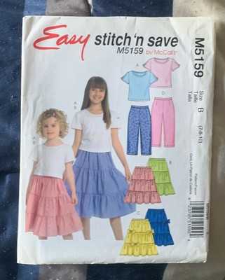 easy stitch n save m5159 sewing pattern