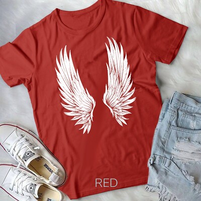 Tシャツ・カットソー [hug your skin] Angel wings top (3 color) Social Collision Angel Wings Cross Girls Long-Sleeve T-Shirt