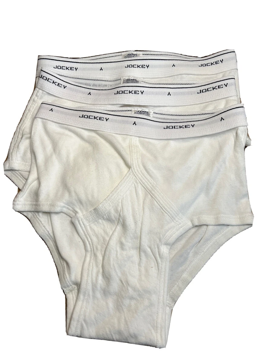 Vtg Jockey Classic Briefs White Underwear Mens Size 32 RN#61683 Lot Of 3