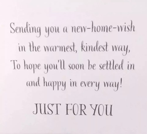 New Home You're Moving Card Good Luck Cute Traditional *VARIOUS SIZES & DESIGNS* - Picture 30 of 66