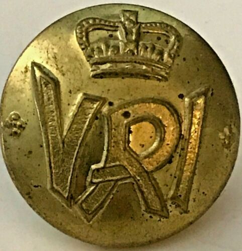Royal Canadian Regiment VRI Military Uniform Button - Picture 1 of 8