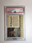 1961 Post Cereal Baseball Perforated Bill Monbouquette #54 PSA 8.5