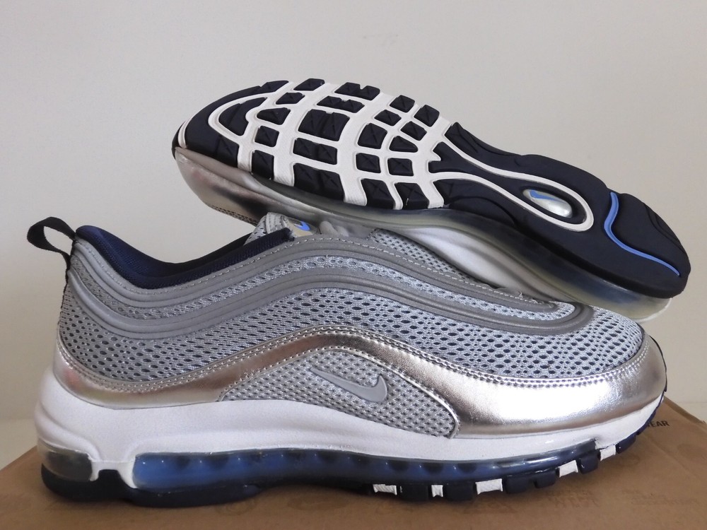 Women's Nike Air Max 97 Premium EM Mesh Silver Size 10 554668-041