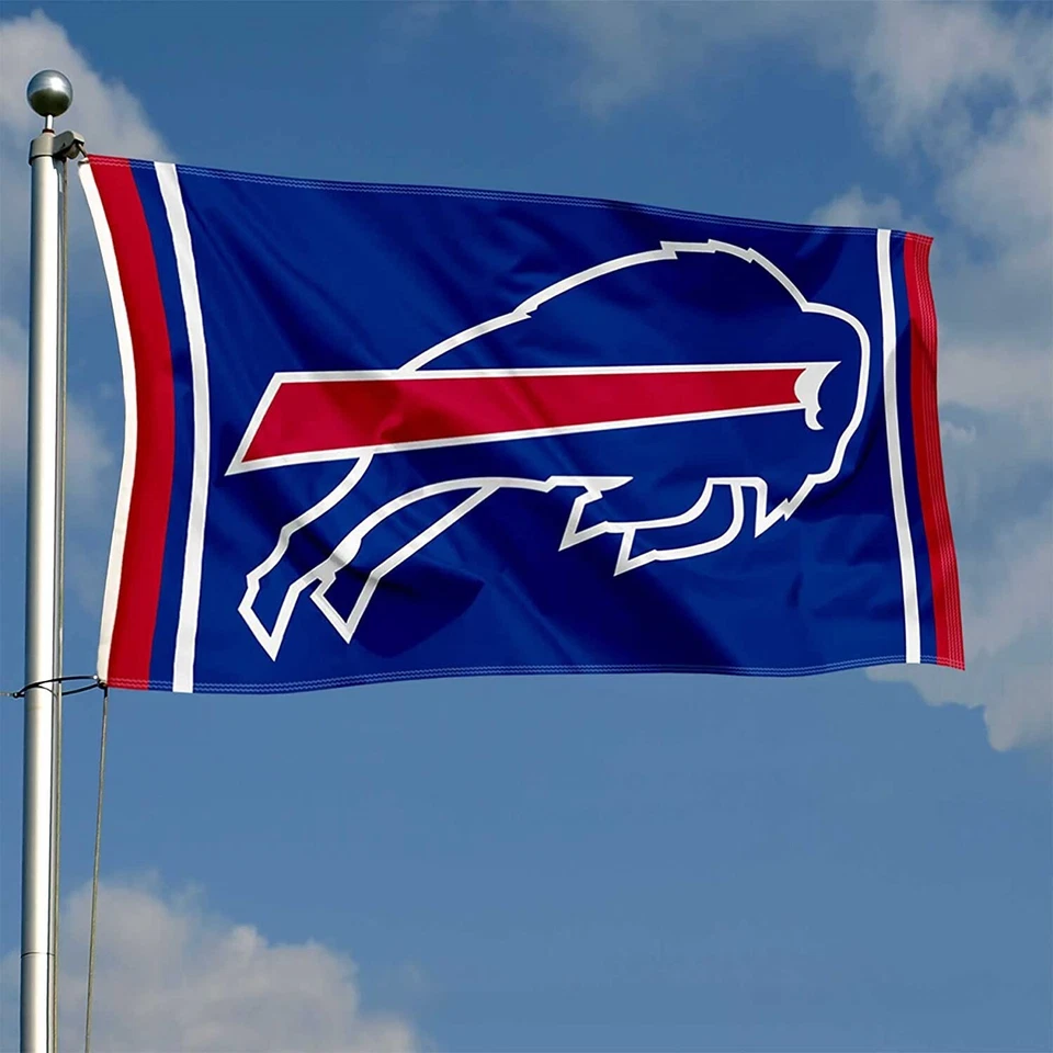 Bandera de fútbol americano de la NFL Buffalo Bills de 3x5 pies envío gratuito Foto 2 de 4