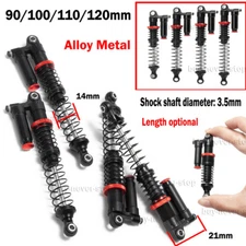 FLYXM Alloy Piggyback Shock Absorber for 1/10 RC Car D90 Trx4 SCX10 Wraith etc