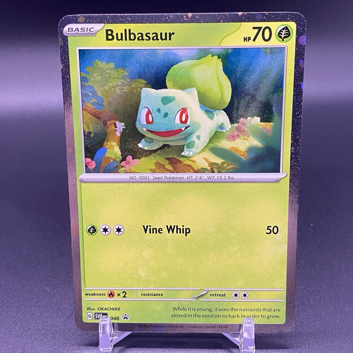 Cosmos! 🚨2023 Pokemon Bulbasaur Holo 046 Sv: Scarlet & Violet