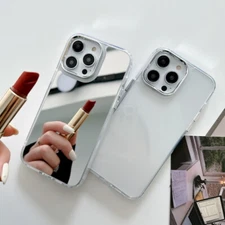 Hot selling iPhone 14 Pro Max Mirror Hybrid bumper hard back phone case cover